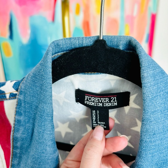 ❇️ SALE ❇️ Forever 21 Americana Vest - Picture 3 of 5